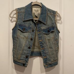 American Rag Denim Vest with Side Pocket Size XS